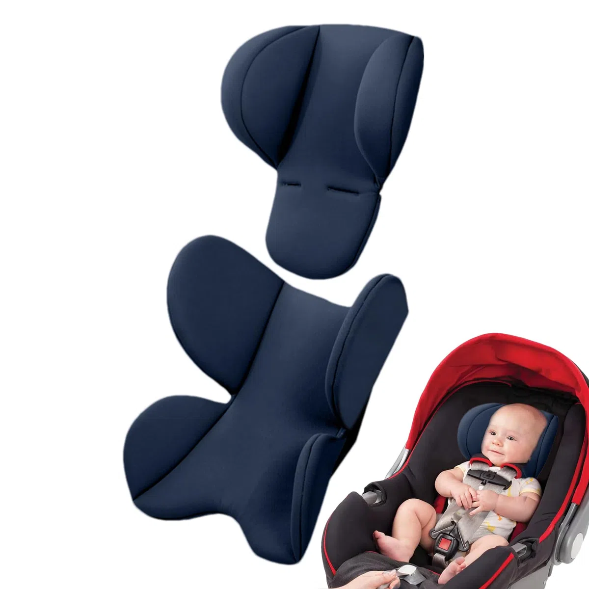 Inserto Cuscino Per Seggiolino Auto Bambini, Cuscino Per Seggiolino Auto Per Bambini, Riduttore Sedile Per Passeggino Neonato, Cuscino Per Inserto Per Seggiolino Auto Per Neonato