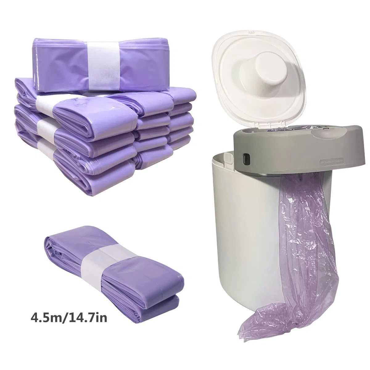 12 Pezzi Ricarica Mangiapannolini Compatibili con Tutti Tipi di Ricarica, Compatibile con Maialino