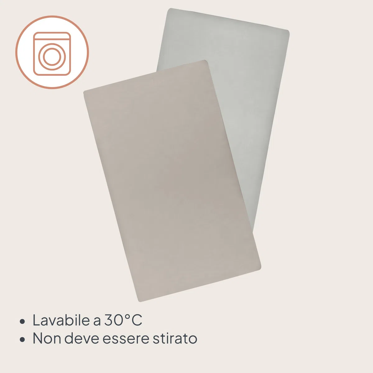 LIONELO Lenzuola con angoli per lettino neonato, Set da 2, 118x60 cm, Cotone di bambù naturale, Traspiranti, Ideali per materasso di lettino, lettino da viaggio/Campeggio o culla