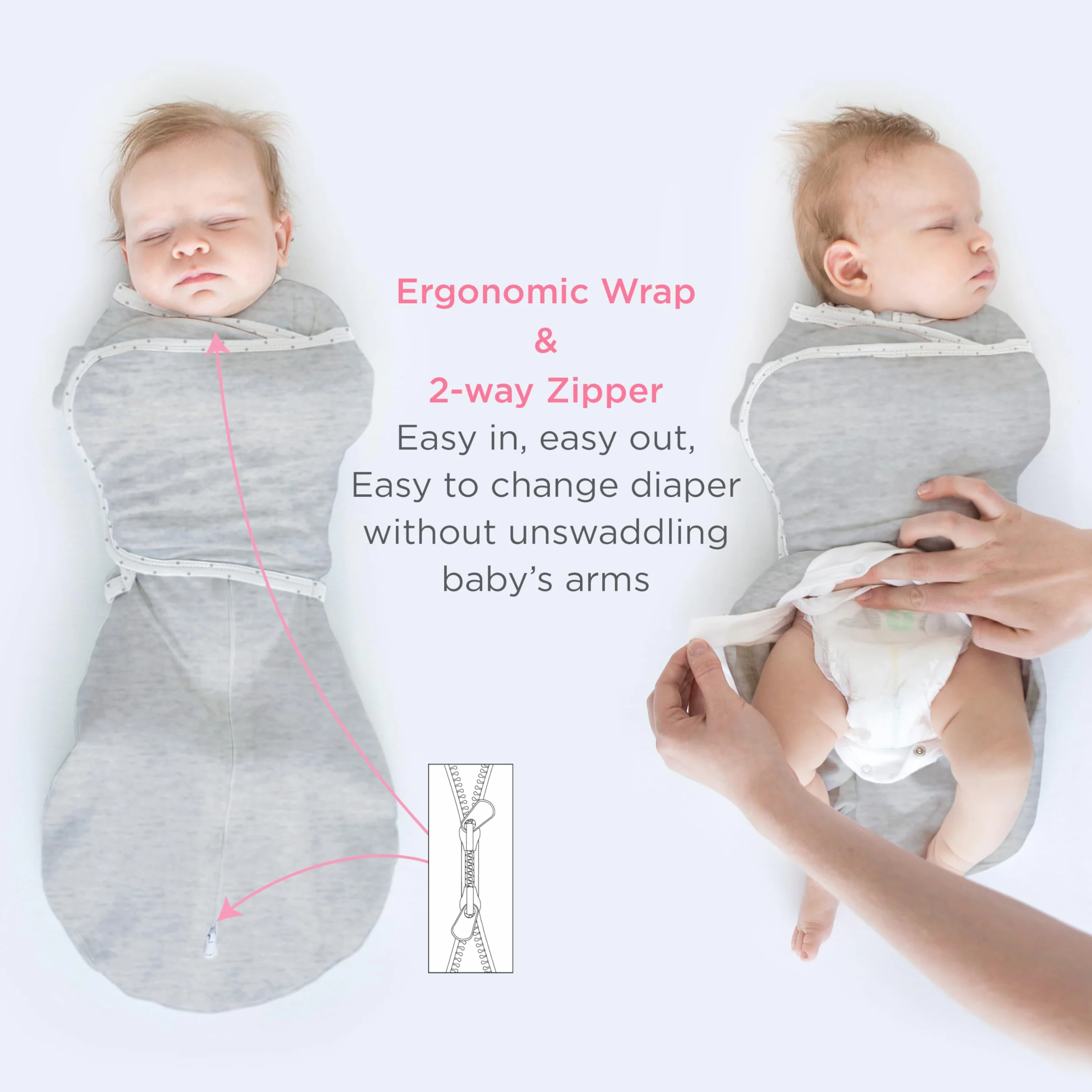 SwaddleDesigns Av2023-swaddledesigns-s Small Mo-b4a4418a Sacco a Pelo Avvolgente, Acquarello, Montagne e Alberi, (6-14 Pound) Unisex-Bimbi