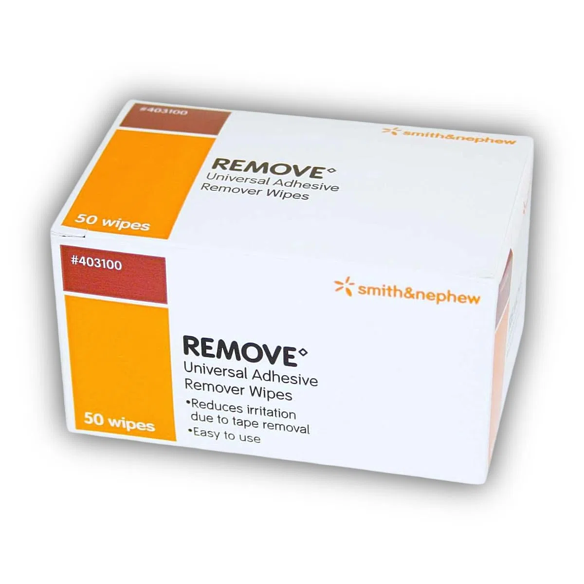 Smith & Nephew Remove - Salviette universali per la rimozione della colla, 6 x 6 cm, 50 pezzi