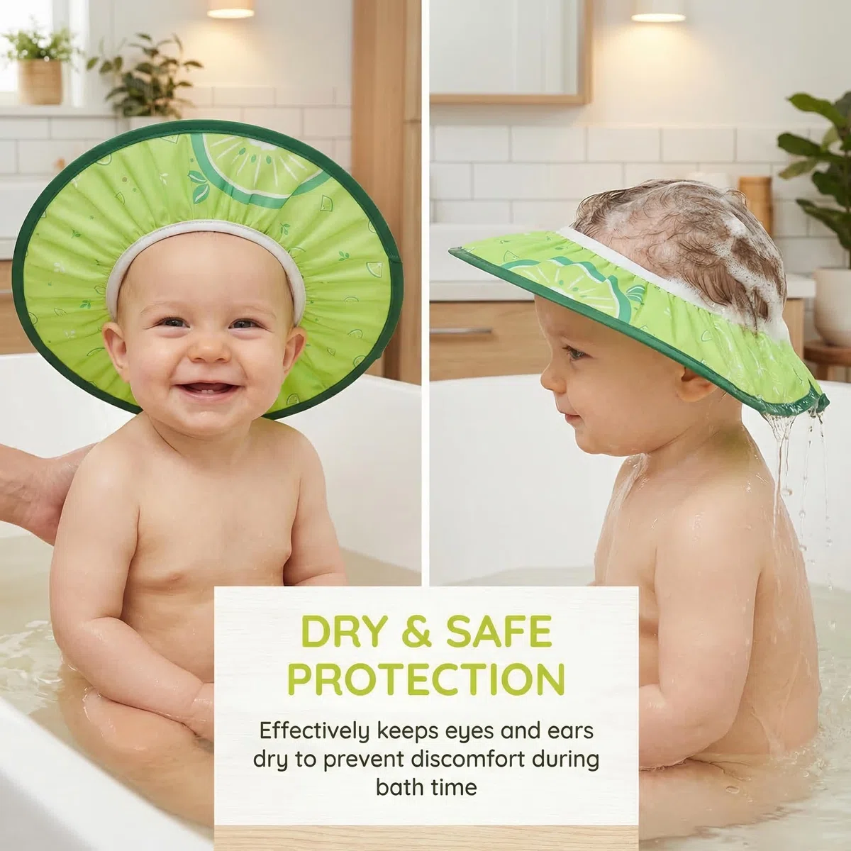 Shampoo Shield Adulto Bambino Shampoo Cap Baby Visiera Bagno Bambino Cappello Per Bambino Bella Doccia Tpe Cuffia Doccia Il Cerchio Cappello Verde per Bambino Adulto Lavaggio Dei Capelli Scudo