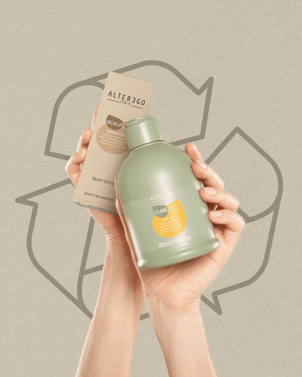 Alterego CureEgo Silk Oil Shampoo 950ml - Shampoo effetto seta