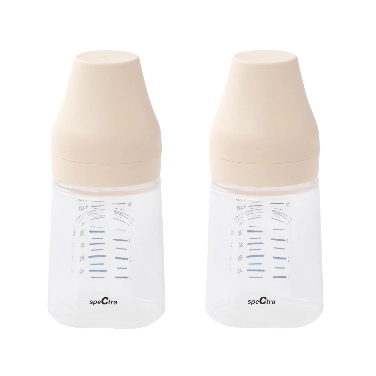 Spectra - Contenitori per latte a collo largo, confezione da 2 – 160 ml