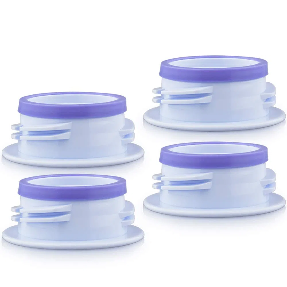 Maymom Adattatore di Filettatura di 3ª Generazione per Flange a Collo Largo, Compatibile con Tiralatte Spectra S1 e S2, Senza BPA
