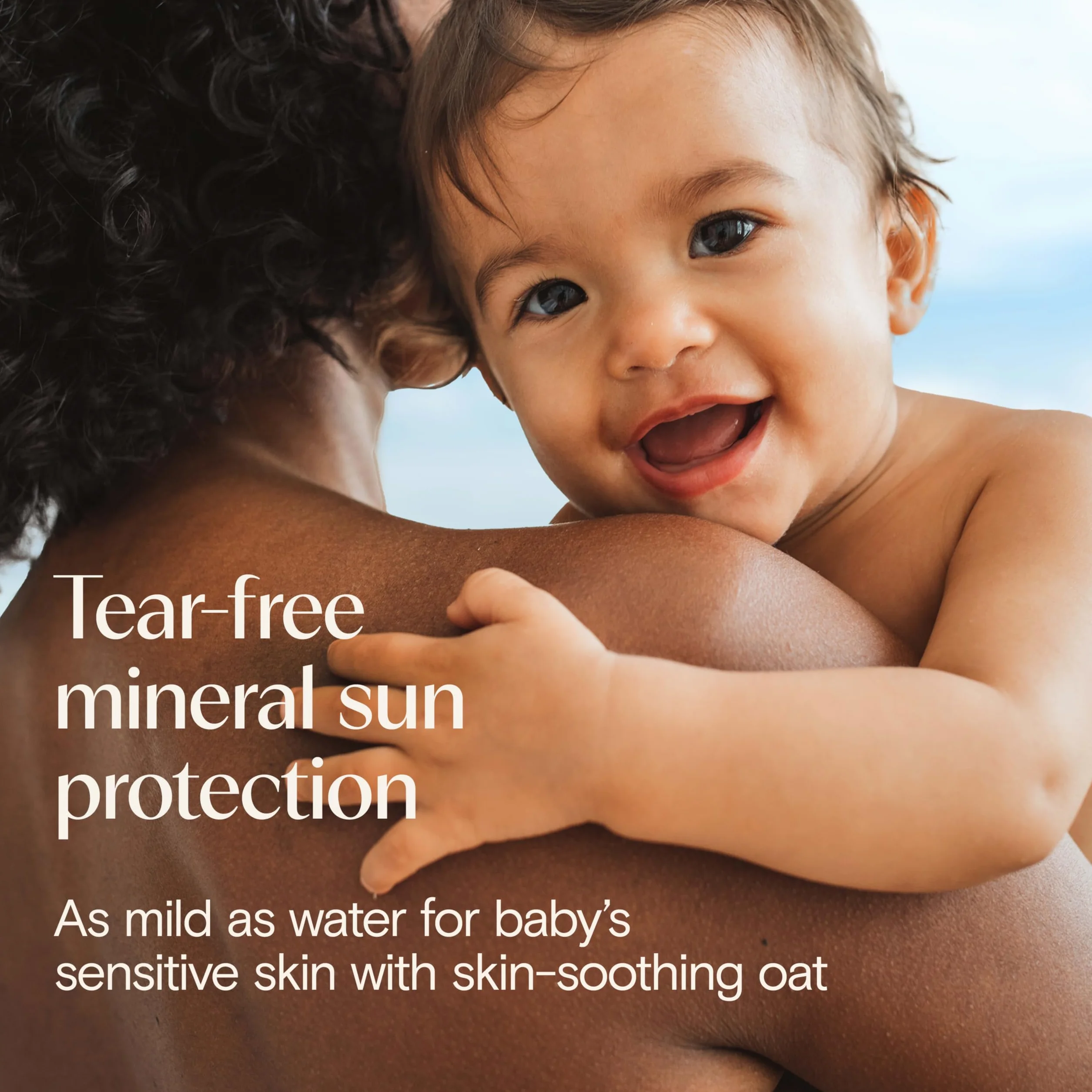 Aveeno Baby AVEENO Baby Lozione protettiva permanente per pelli sensibili Crema solare all'ossido di zinco SPF 50 3 oz 3 Fl. Oz