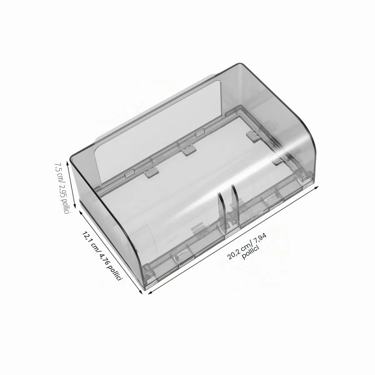 Cabilock Copertura Impermeabile Doppia Per Prese Esterne 2 Posti 4.76X4.76X7.94 Pollici Con Cerniera Protezione Sicurezza Per Bagno Ambienti Umidi