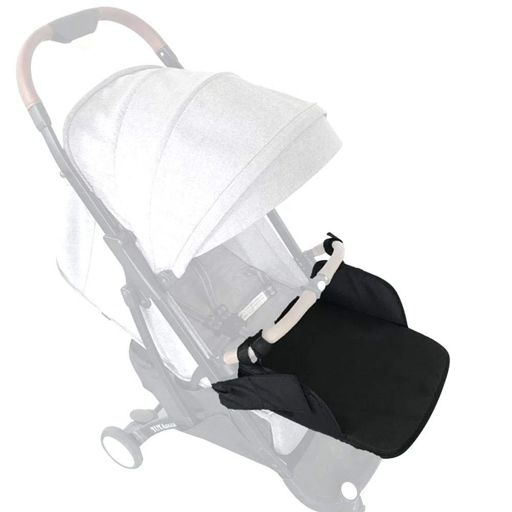 Poggiapiedi universale esteso per passeggino Passeggino Estensione del Poggiapiedi Universale Pedale Sedile Esteso Passeggino Accessorio Supporto del Piede 35x30cm (Nero)