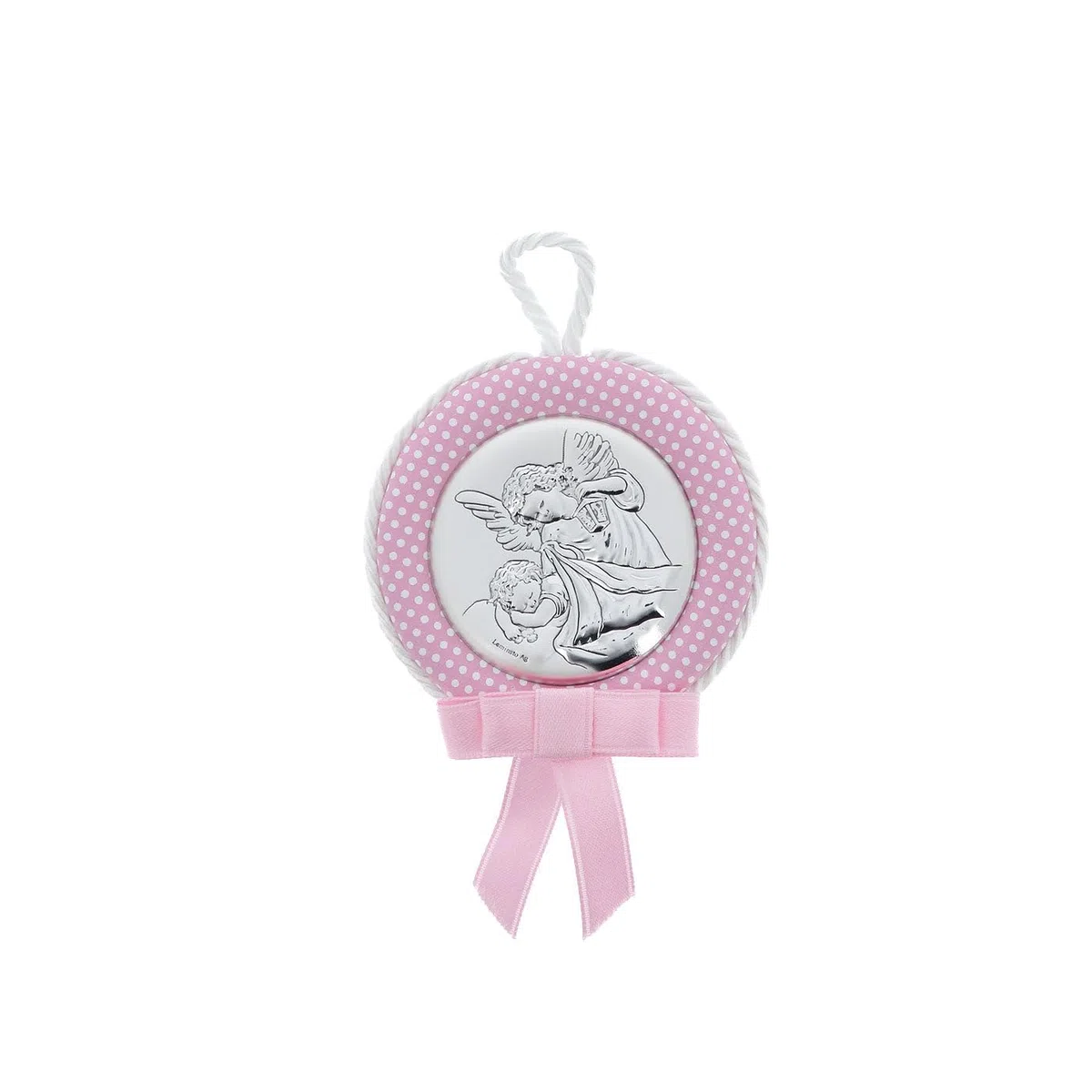 SHALOM - Capoculla Rosa Angelo Custode. Diametro 6,5 Cm