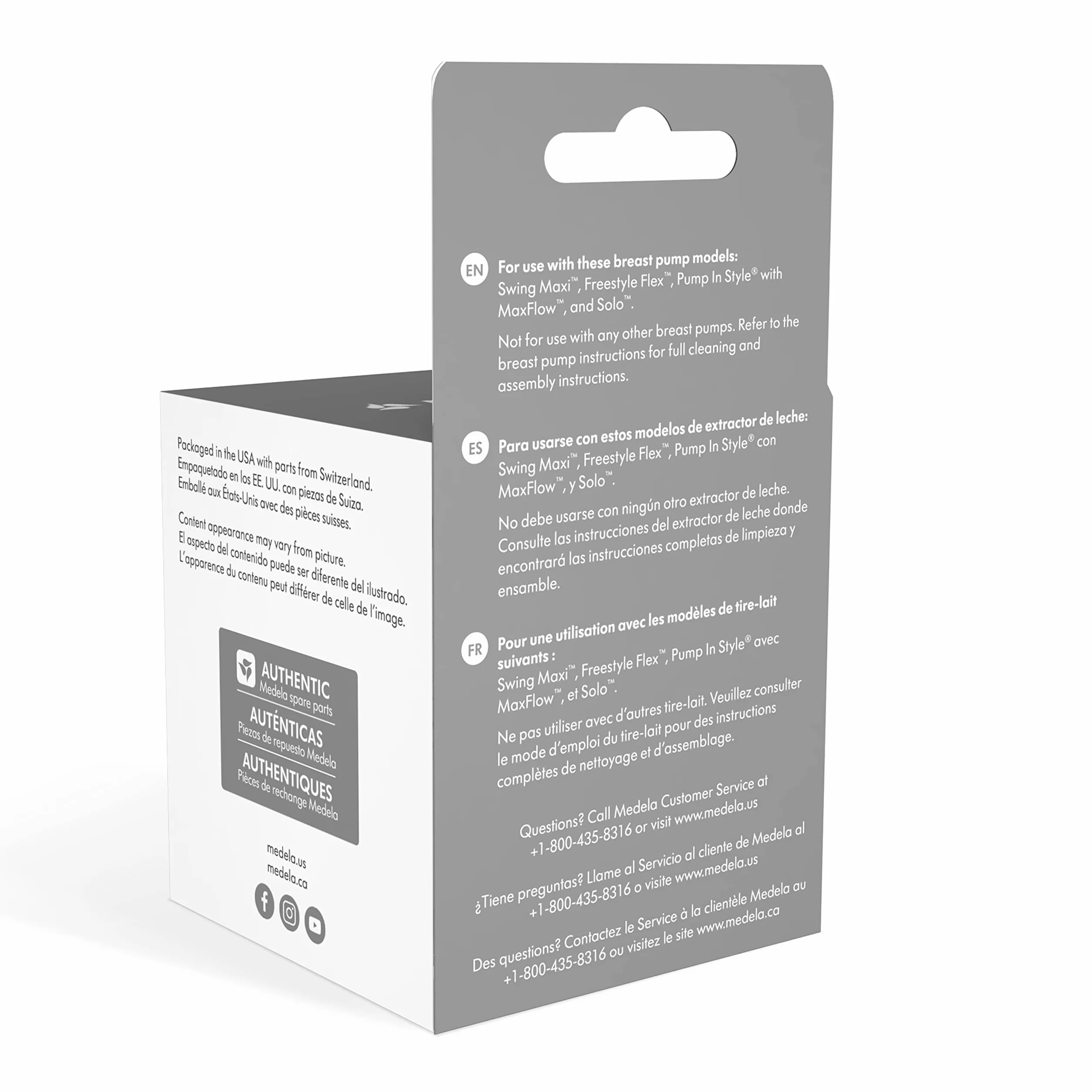 Medela PersonalFit Flex - Membrane di ricambio, 2 pezzi, compatibili con pompa in stile MaxFlow, Swing Maxi e Freestyle Flex Tiralatte Autentici Pezzi di Ricambio Medela