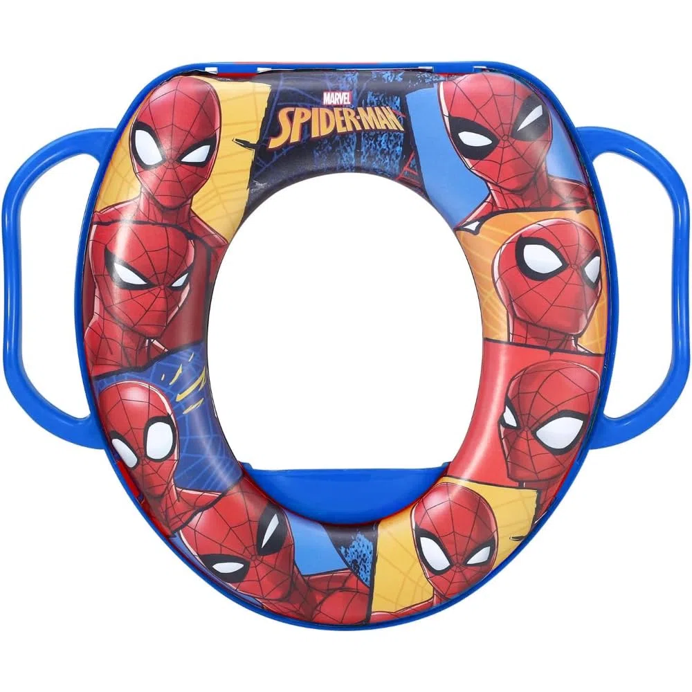 Riduttore WC per bambini Spiderman Marvel adattatore water universale con manici