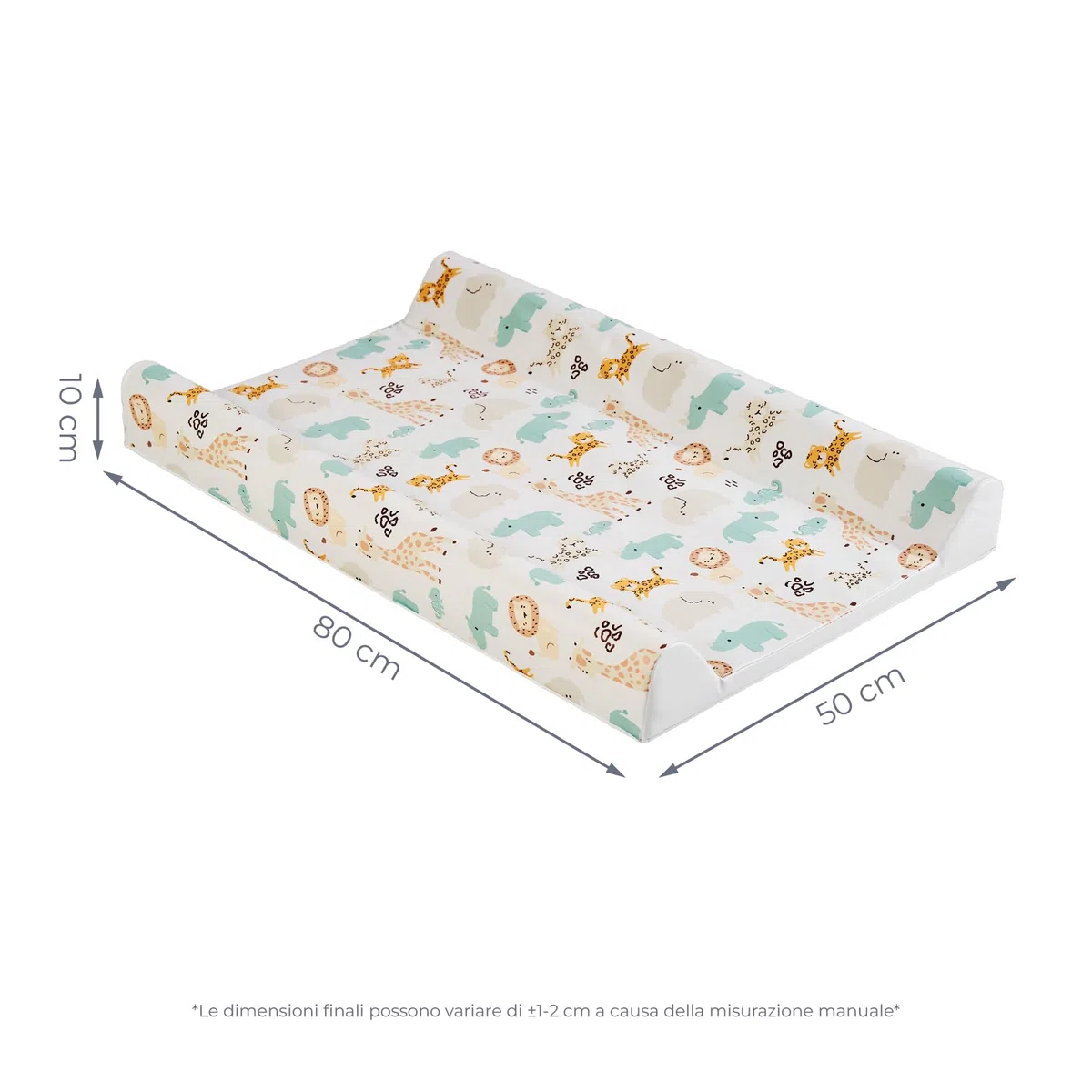 MS BabyWorld – Fasciatoio Flessibile per Neonati | Imbottito, Impermeabile e Portatile | Facile da Pulire, Compatto per Viaggi e Uso Quotidiano | In PVC | Morbido e Resistente