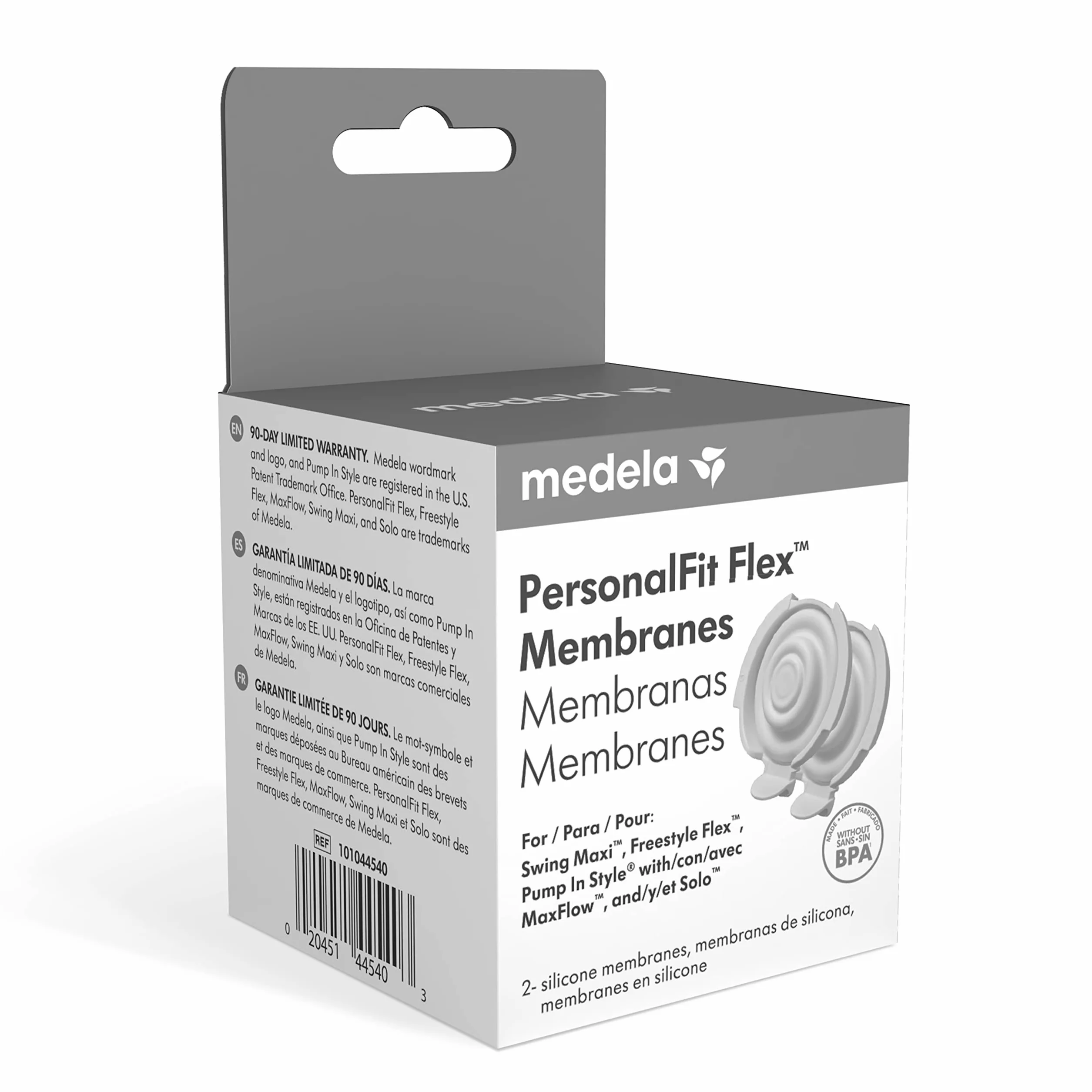 Medela PersonalFit Flex - Membrane di ricambio, 2 pezzi, compatibili con pompa in stile MaxFlow, Swing Maxi e Freestyle Flex Tiralatte Autentici Pezzi di Ricambio Medela