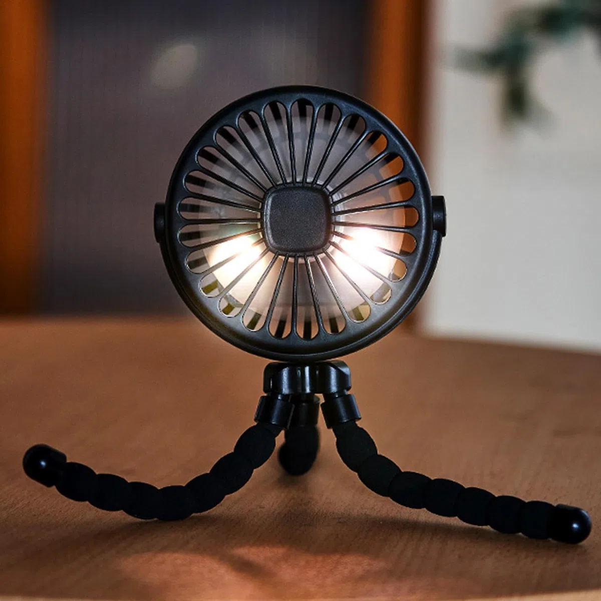 Generico Ventilatore portatile per passeggino da viaggio, ventilatore clip,Ventilatore da passeggino girevole da viaggio per bambini - ventola di raffreddamento portatile girevole
