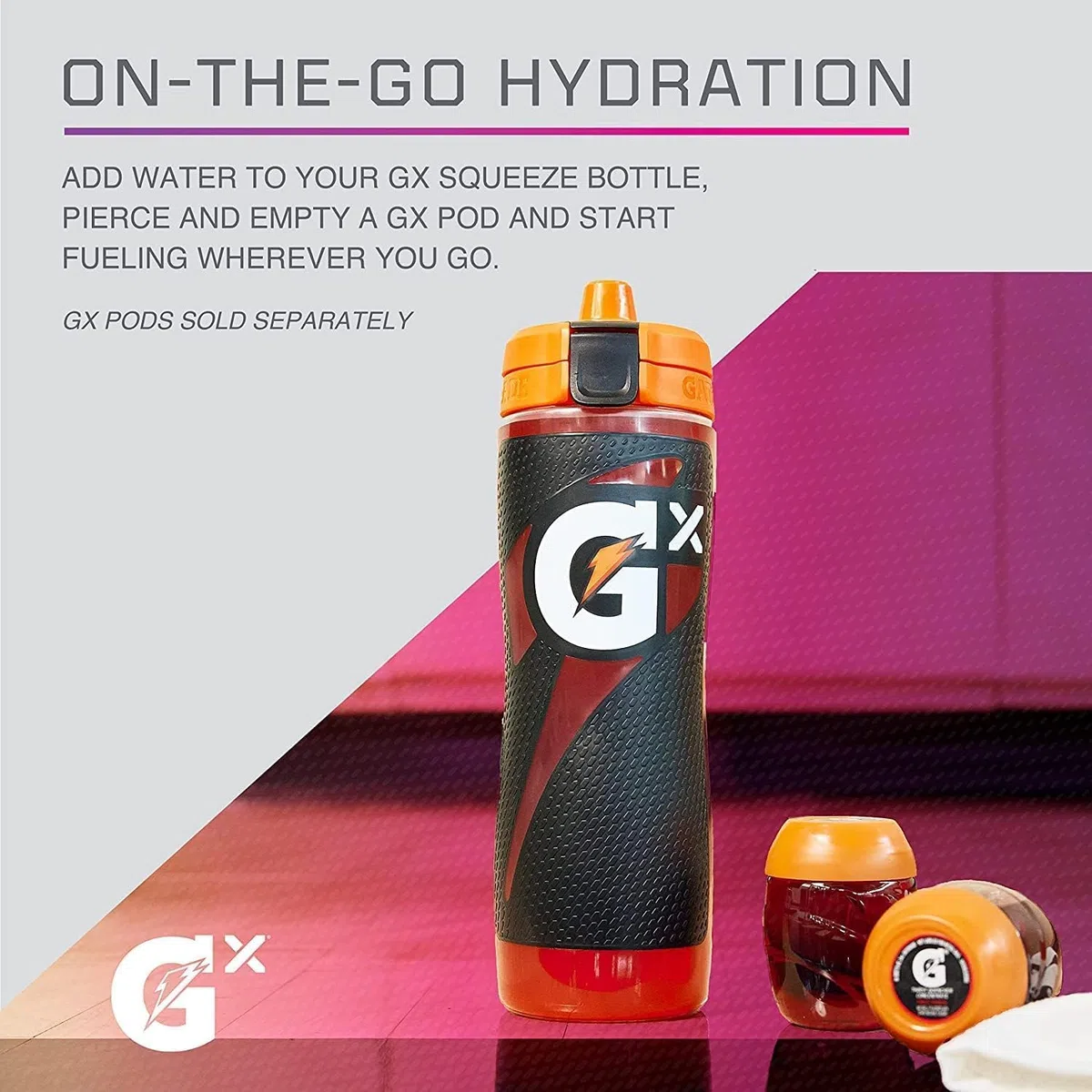 Gatorade Gx Bottiglia, Momentum Neon Blue