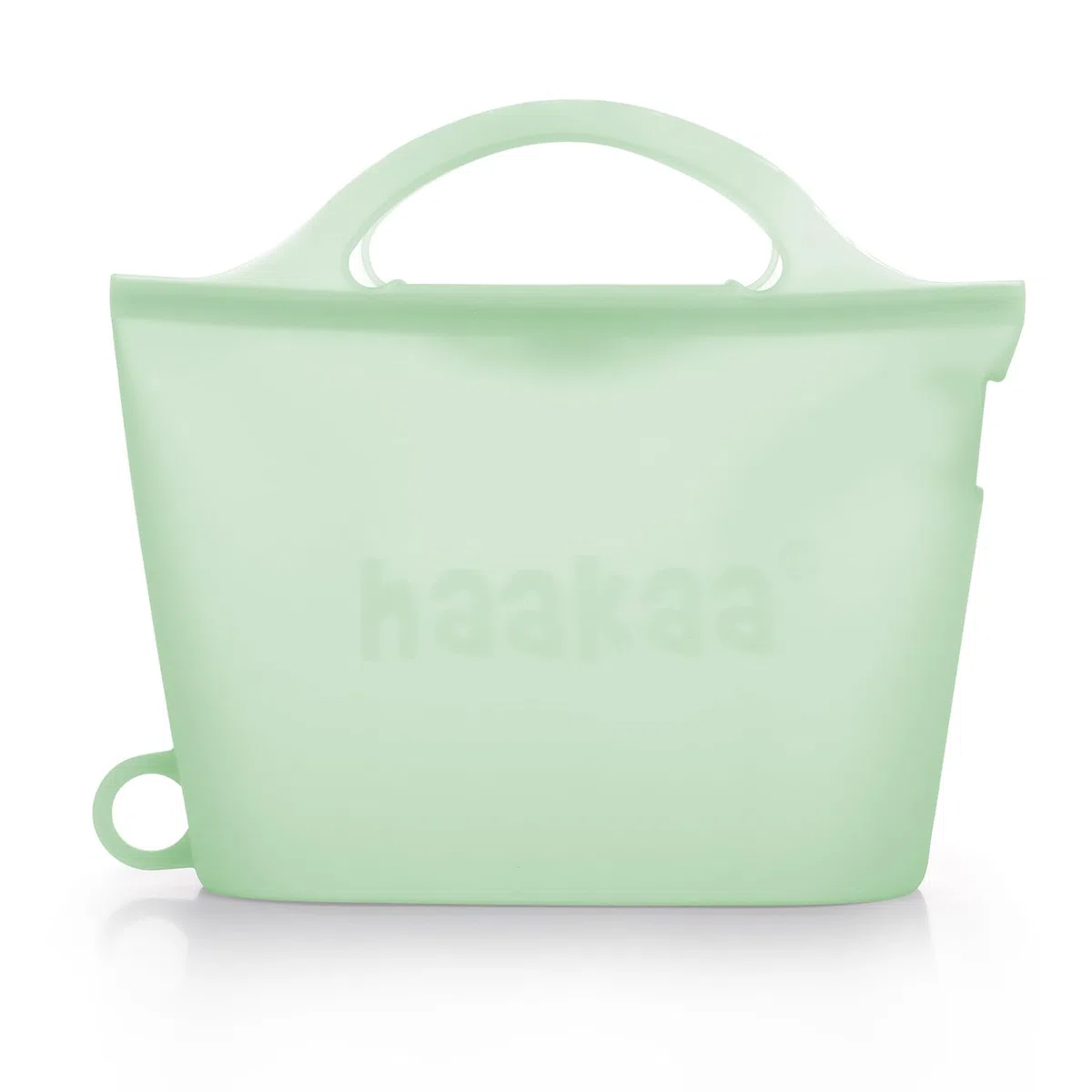 haakaa Sacchetto in Silicone per Cottura a Vapore e Sterilizzazione nel Microonde, Sacchetto Riutilizzabile di Grande Capacità per Biberon/Tiralatte/Accessori/ - Verde/1 Pezzo (1250ml)