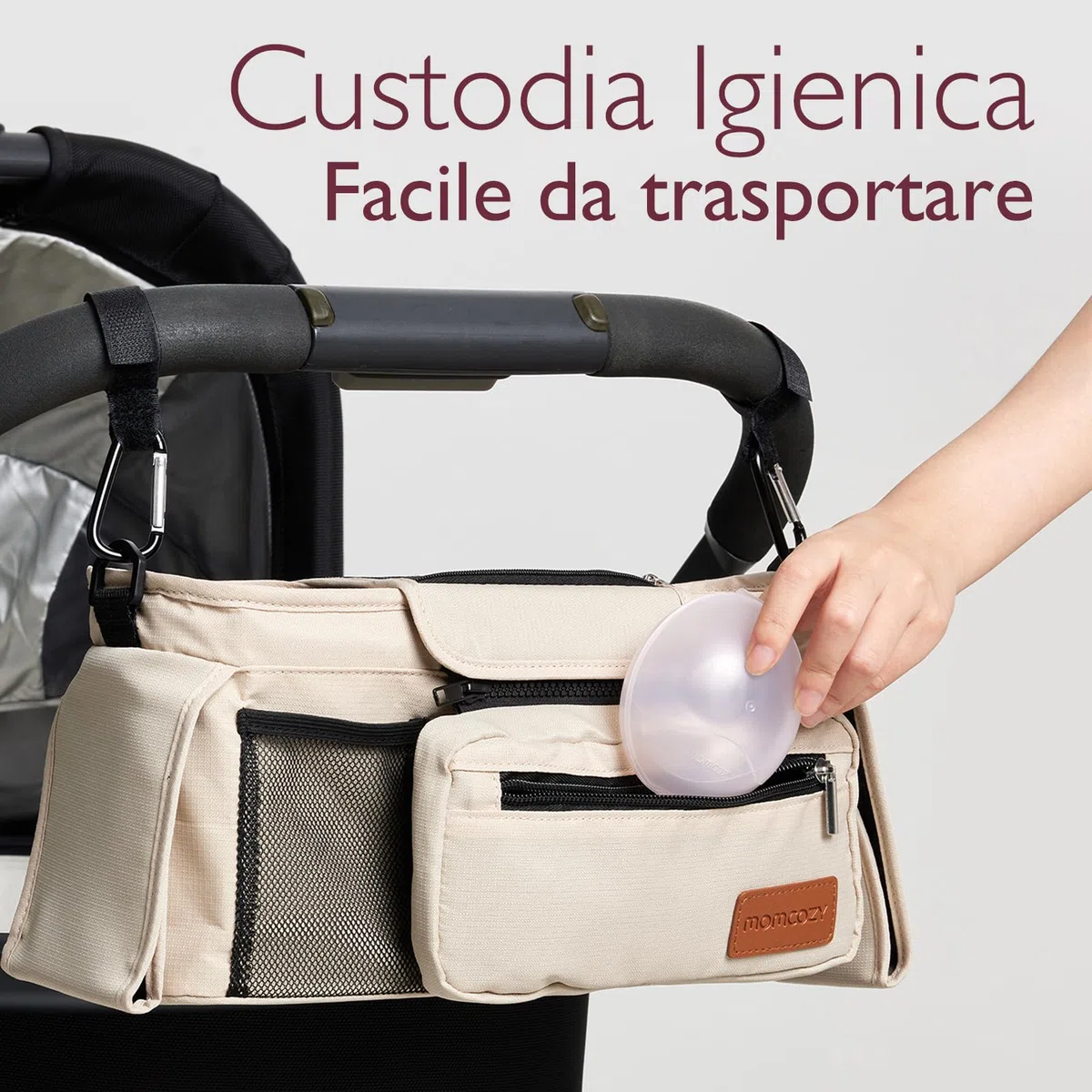 Momcozy Scudi per capezzoli, 100% silicone alimentare, ultra sottile e super morbido, realizzato senza BPA/BPS per difficoltà di allattamento, 20 mm