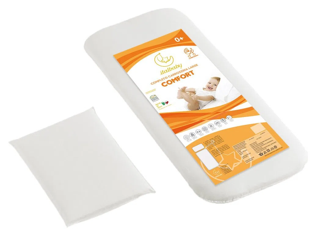 Italbaby comfort Trio carrozzina materasso e federa set