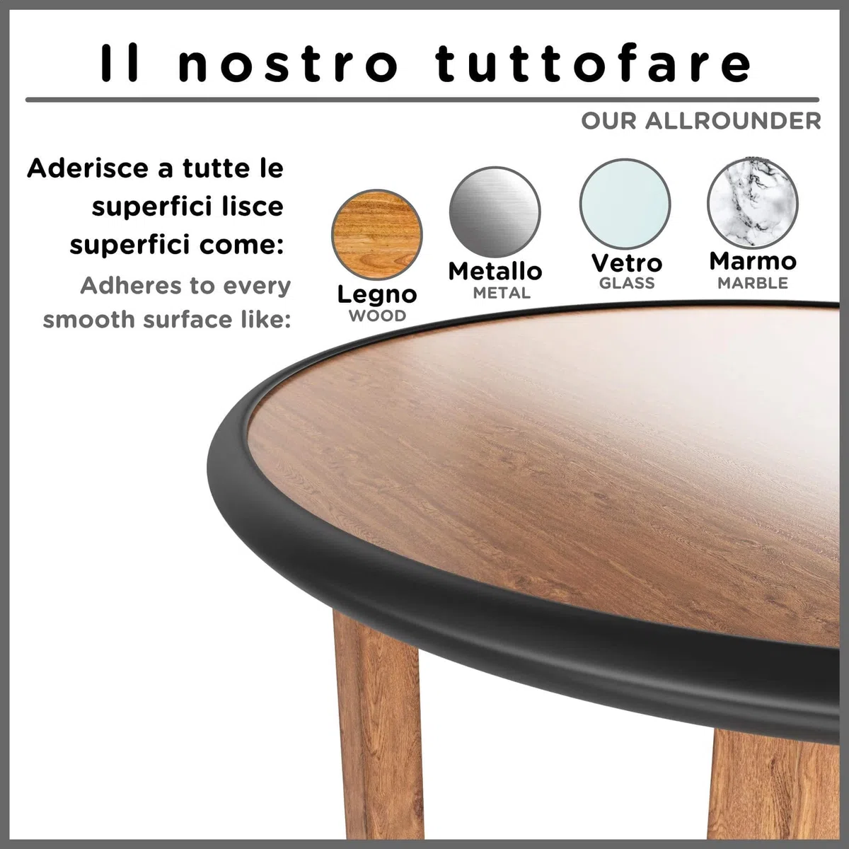 BEARTOP morbido paraspigoli | forte adesivo Tesa | protegge neonati, bambini e anziani | per tavoli, piani, cassettiere | paraspigoli autoadesivo per tavoli | nero