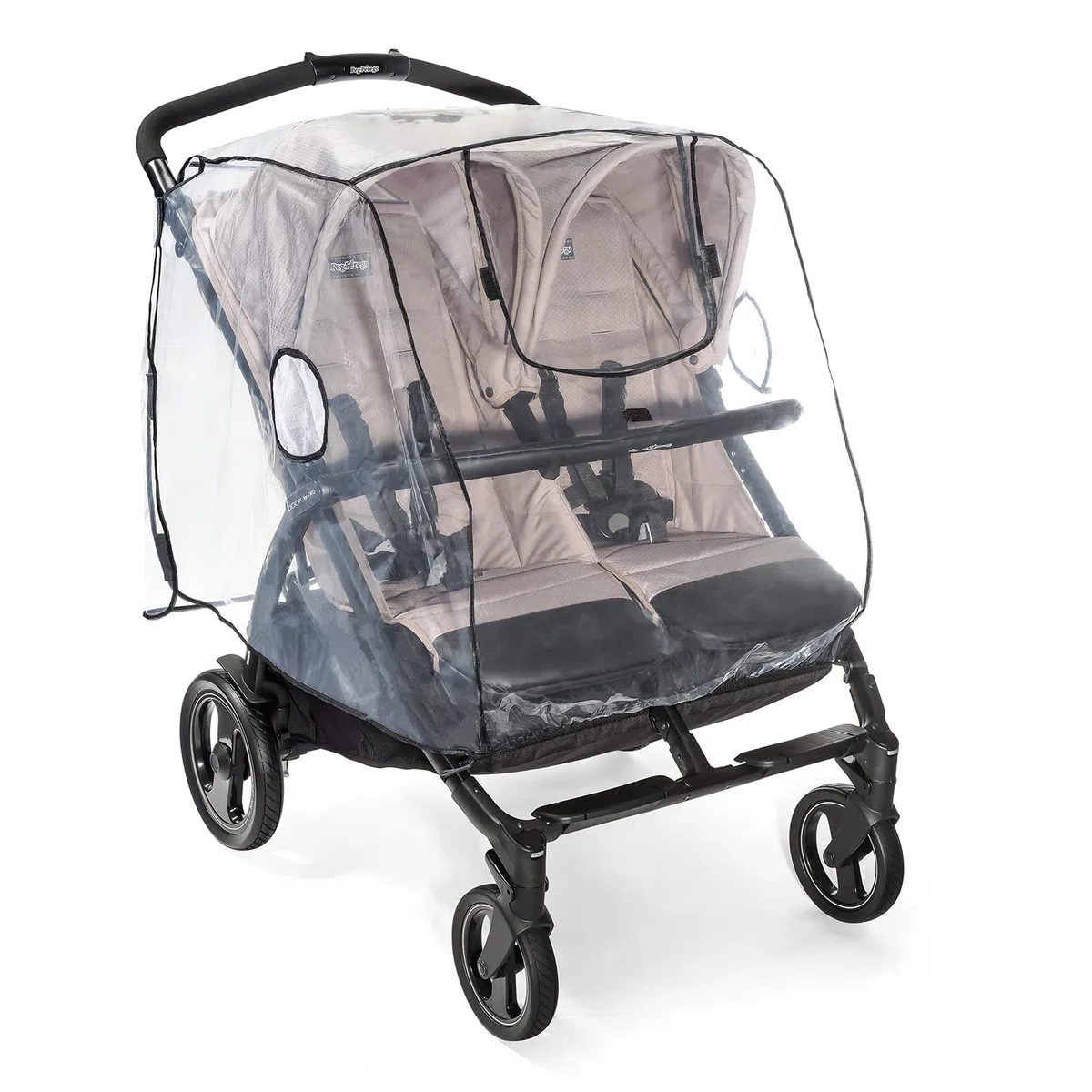 Reer PEVA - Parapioggia per passeggini per gemelli