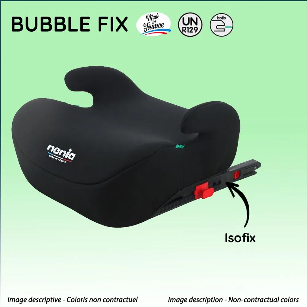 Seggiolino Nania ISOFIX, Rialzo Auto, Alzatina auto per bambini da 6 a 12 anni (126-150 cm) Seggiolino autoprodotto in francia