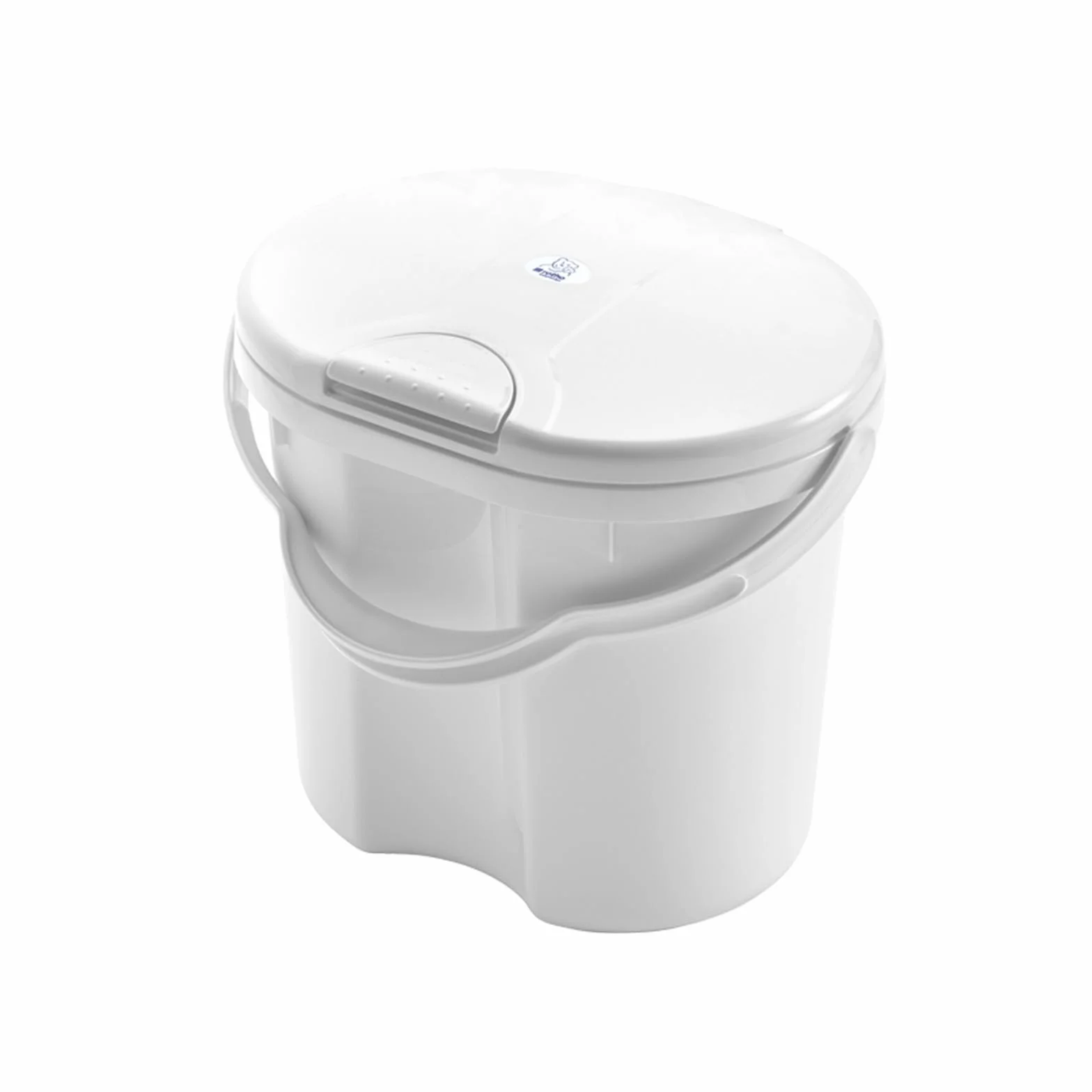 Rotho Babydesign secchio per pannolini TOP riciclato (plastica) bianco
