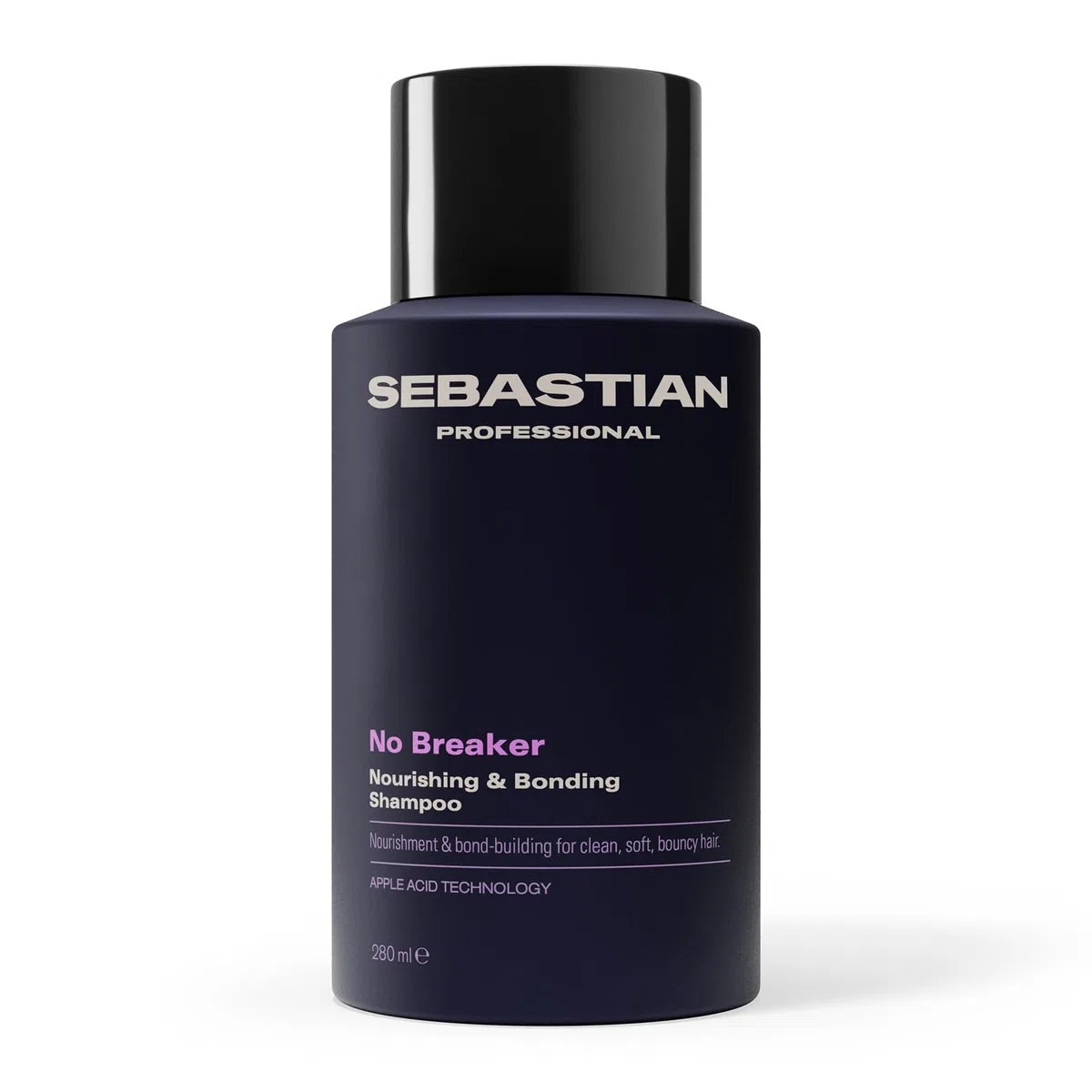 Sebastian Professional No Breaker Nourishing & Bonding Shampoo – Shampoo detergente e nutriente con acido malico per capelli morbidi, forti e luminosi, 280ml