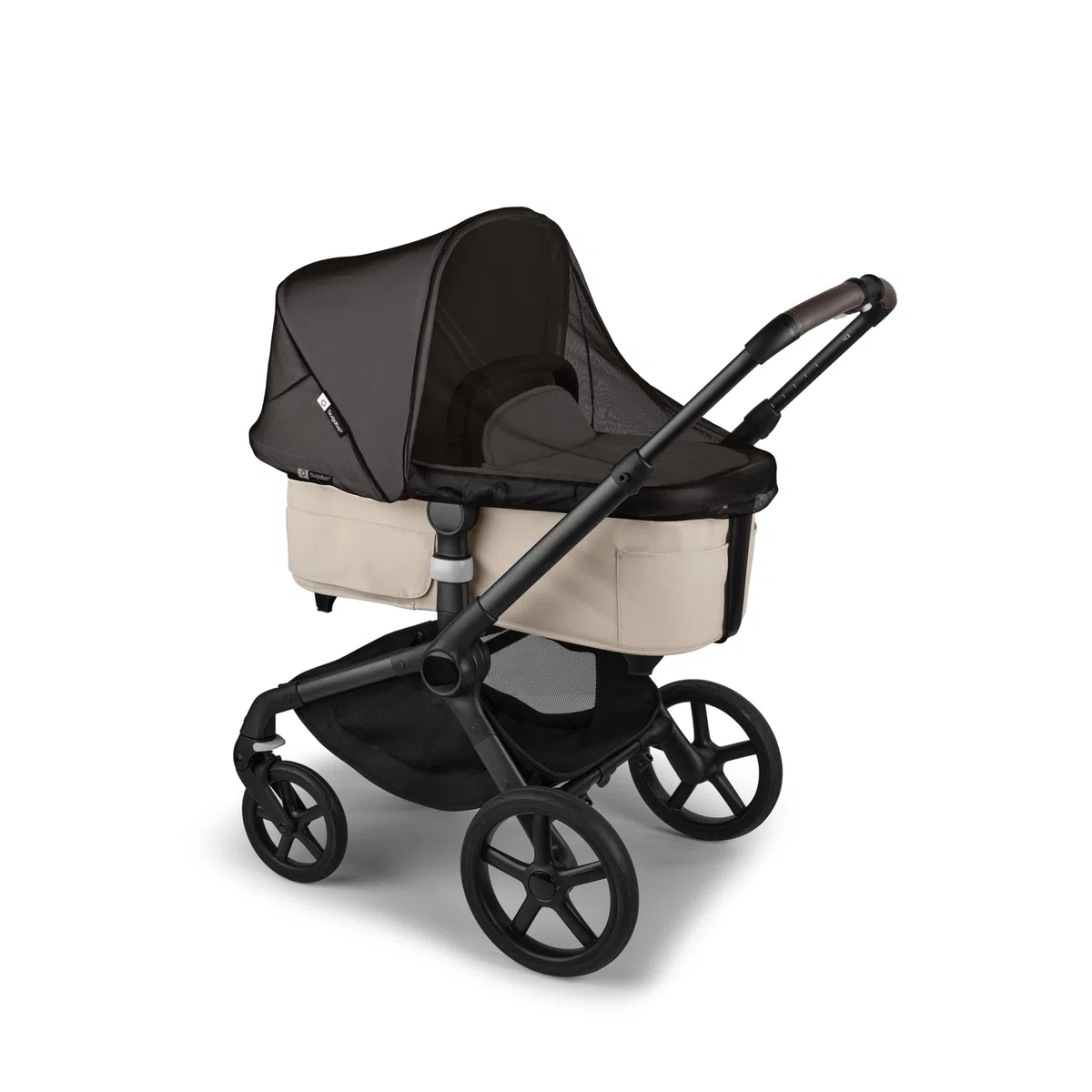 Bugaboo Zanzariera per passeggini Fox, Donkey e Kangaroo – Rete morbida protezione dagli insetti, navicella e coprisedile, facile fissaggio con un solo movimento