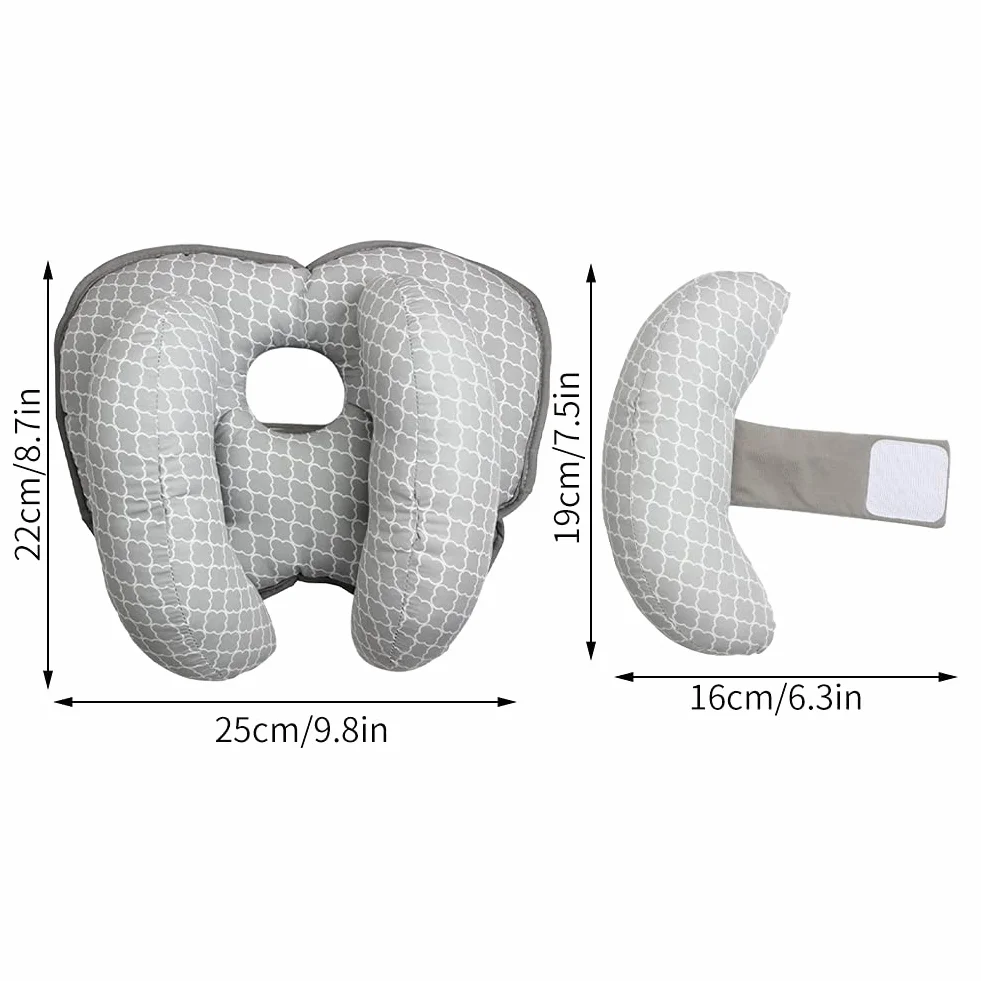 Cuscino Testa Piatta Bambino Cuscino Antisoffoco Neonato Culla Cuscino Bambini Cuscino Bambino Appena Nato Cuscino a Testa Piatta B,25