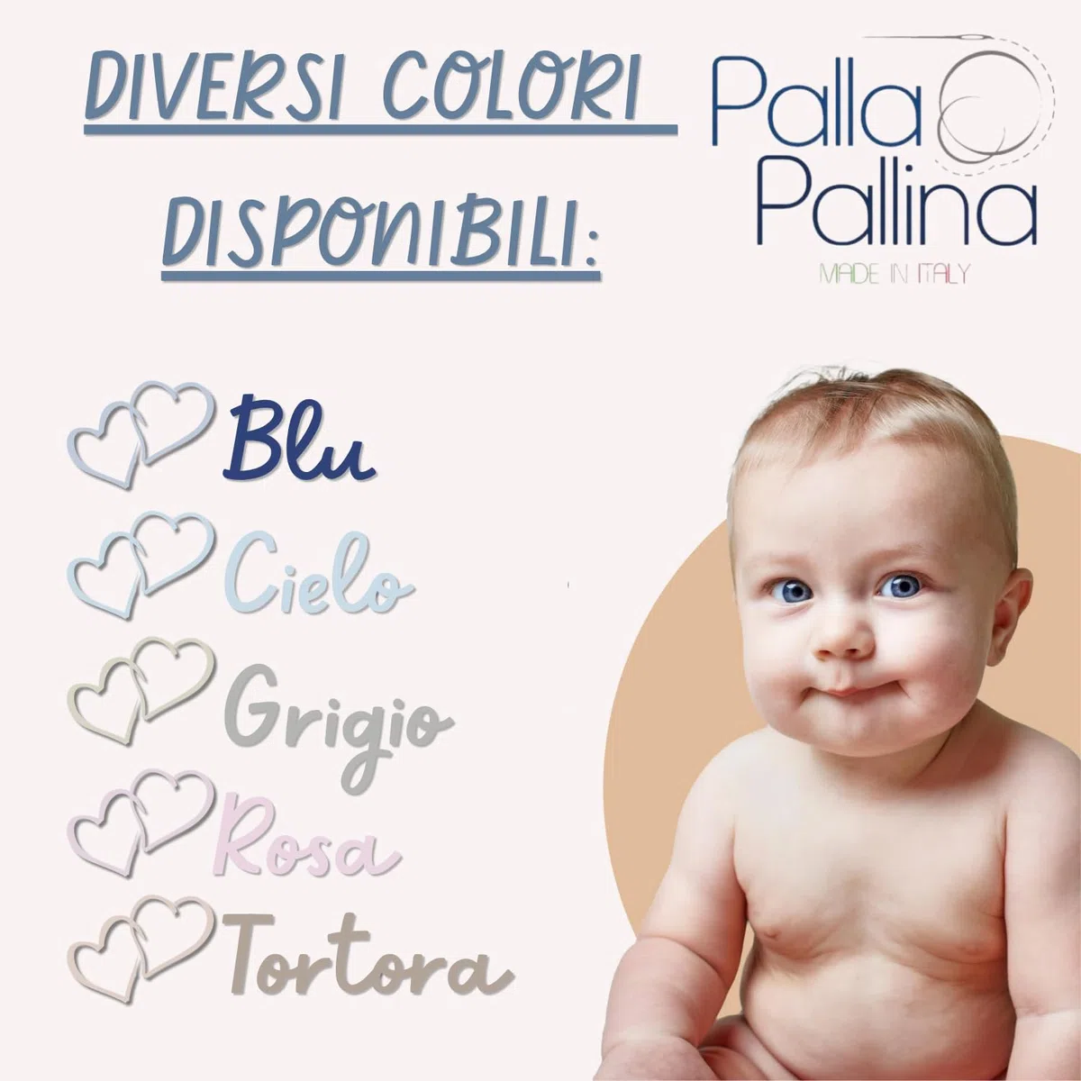 Palla Pallina Set 3 Lenzuola Lettino 100% Cotone + Lenzuolo Sotto con Angoli e Federa Traspirante Bambino Bambina Idea Regalo Made in Italy Ricamo Personalizzabile