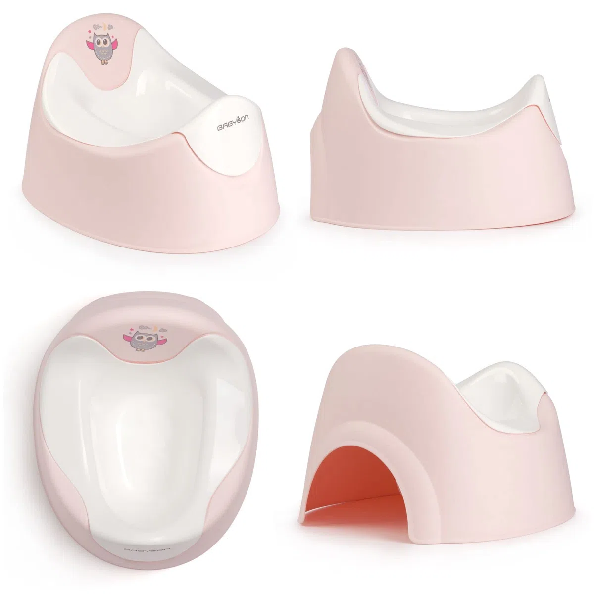 BABYLON Vasino per bambini Trio Vasino per bambini wc, colore: rosa