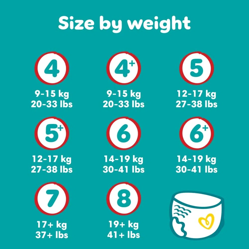 Pampers Baby-Dry Pannolino Taglia 8, 22 Nappies, 19 kg + Essential Pack