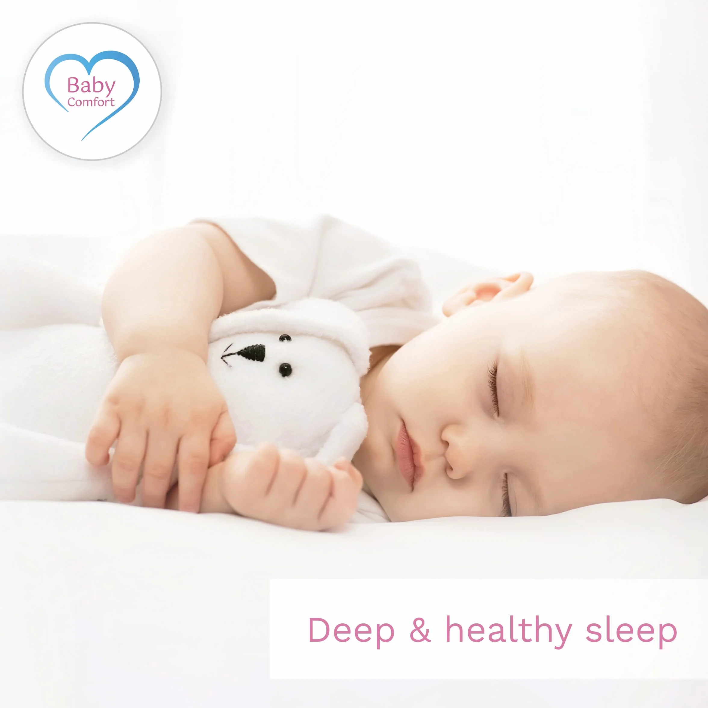 Baby Comfort Piumone e cuscino, 120 x 90 cm per bambini e neonati lettino (12 mesi+)