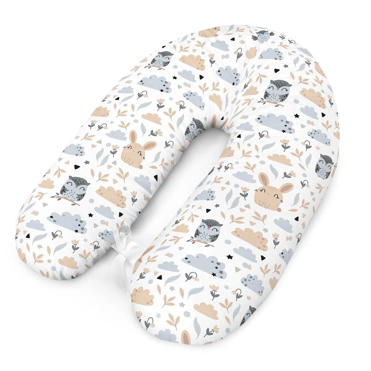 Cuscino per allattamento con imbottitura, per neonati e donne incinte, per dormire su un fianco, in cotone, con federa da 170 cm, motivo: radura