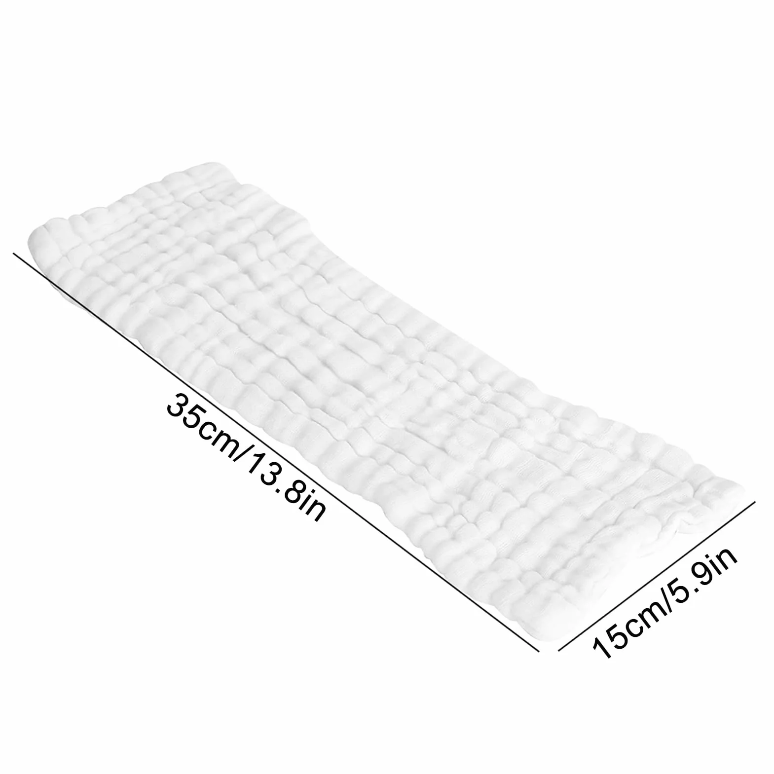 Pannolini Riutilizzabili in Garza di Cotone 12 Strati per Neonati Bambini Confezione da 5 Pezzi 35x15 cm Lavabili Ecologici Sostenibili Ideali per Pelle Sensibile