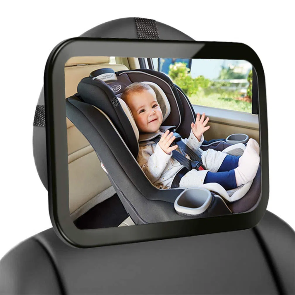 Soontrans Specchietto Retrovisore Bambini Auto Specchio Neonato Infrangibile Staccabile Rotazione Flessibile 360 ¡ã per Auto Sedile Posteriore