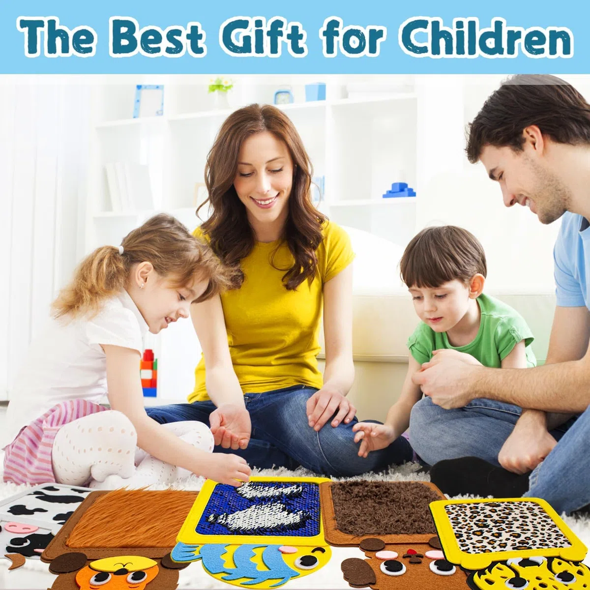 12 tappetini sensoriali, pannelli sensoriali da parete per bambini, strumenti per l'autismo, tessuto strutturato sensoriale, tappetino per animali educativi, articolo per bambini autismo,