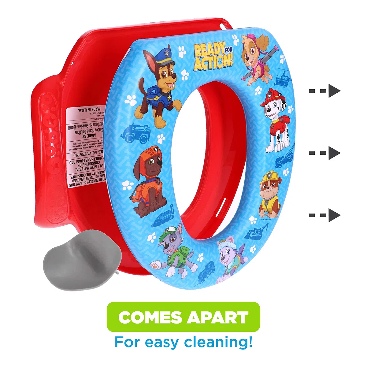 Ginsey Nickelodeon PAW Patrol"Rescue Pups" - Sedile morbido per vasino