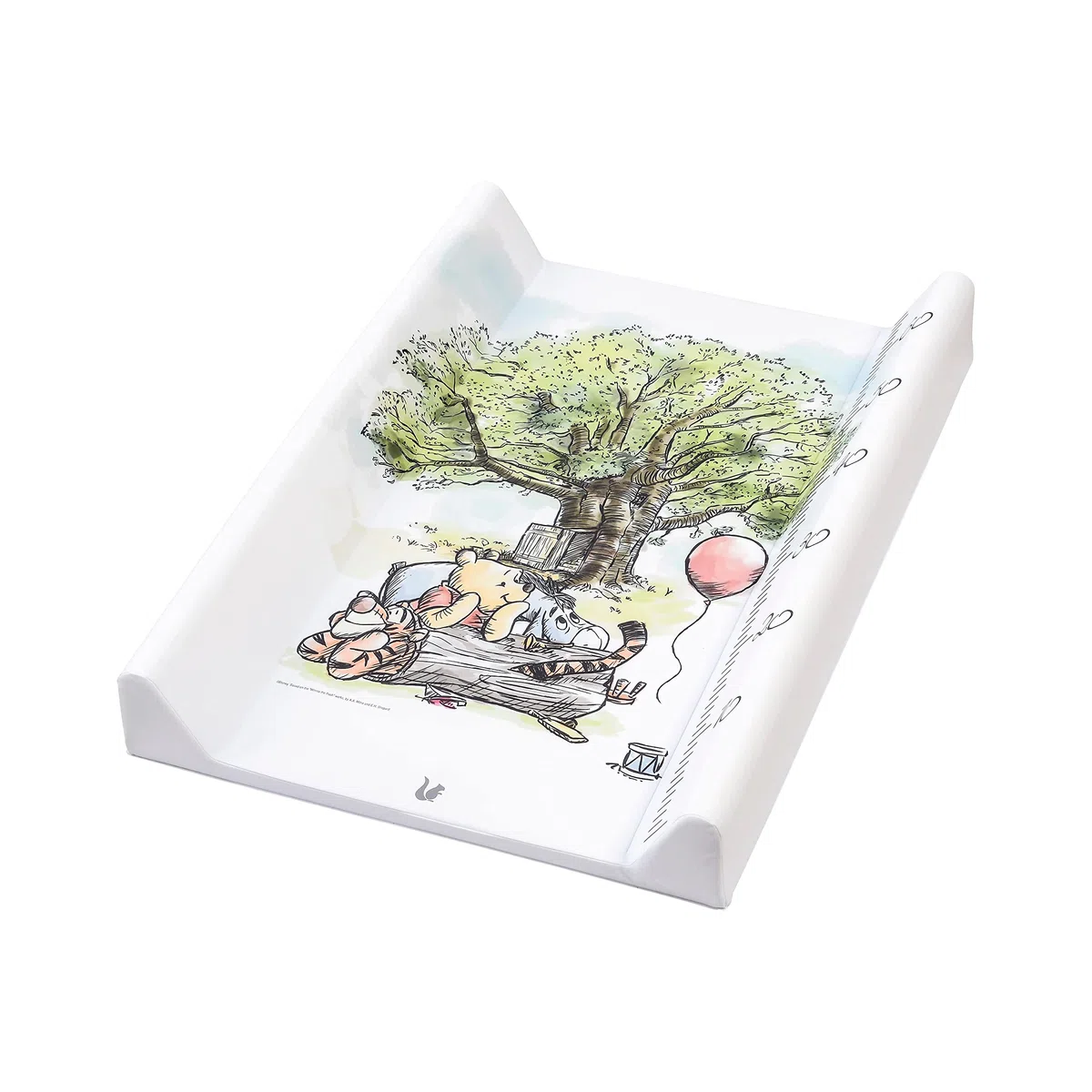keeeper Fasciatoio Winnie the Pooh, Adatto per Lettini Larghi 60 cm, per Tavoli, Vaschette da Bagno etc., Misurazione Incorporata, Pawel, Bianco