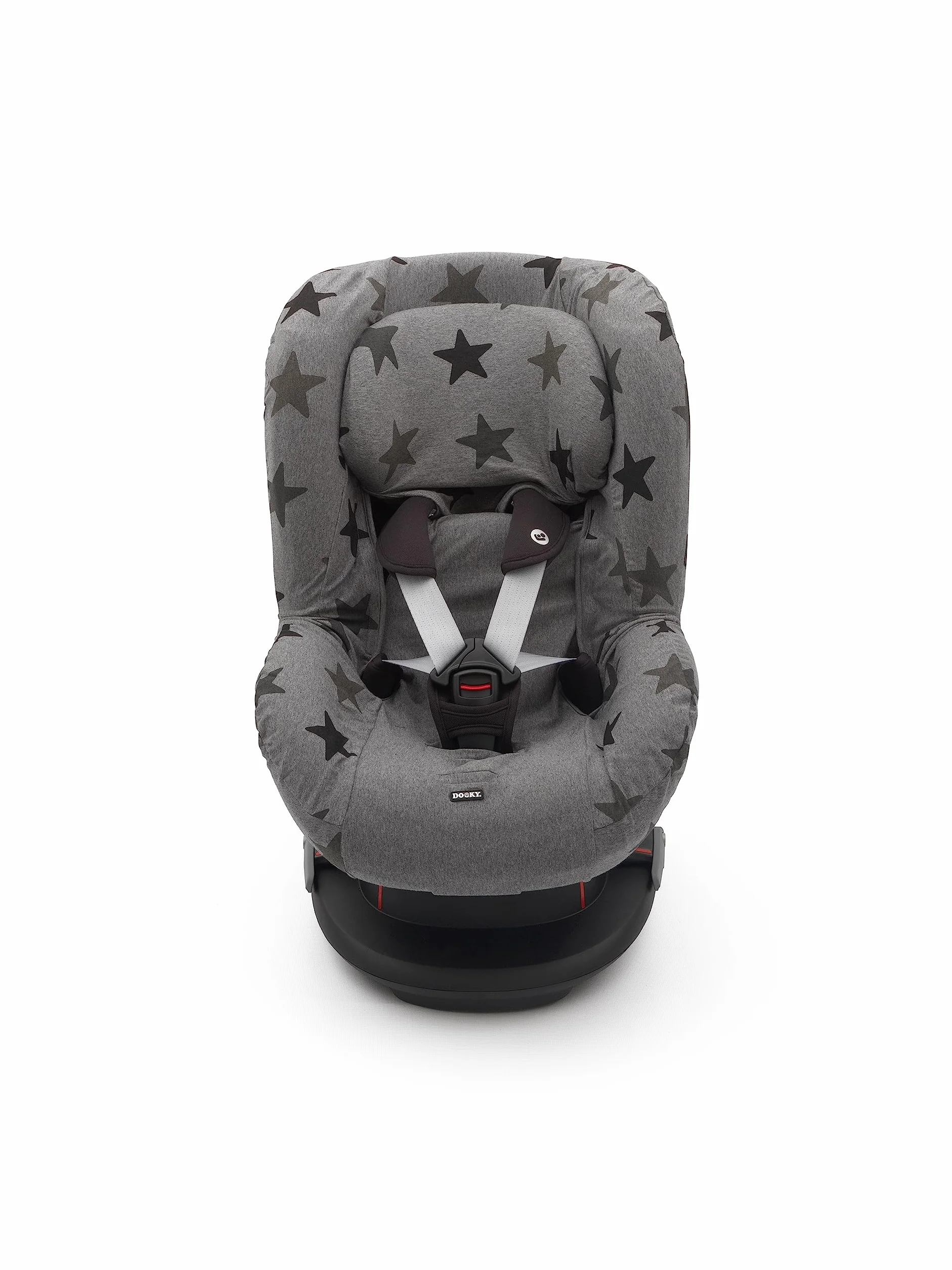 The Original Dooky 126826 Copri Seggiolino Auto Gruppo 1+ Universale, Grigio con Stelle
