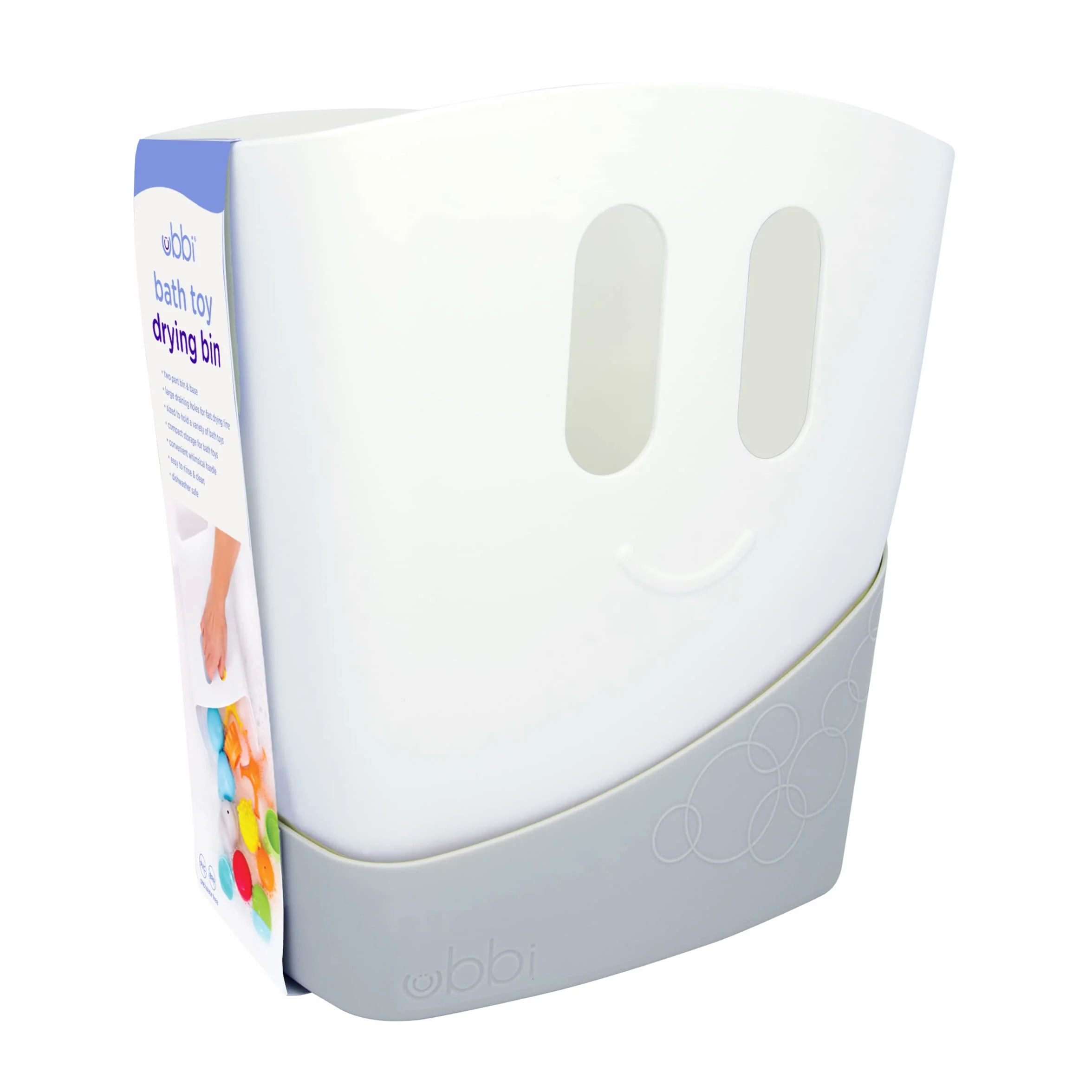 Ubbi Cestino Organizer per Giochi da Bagno, Grigio