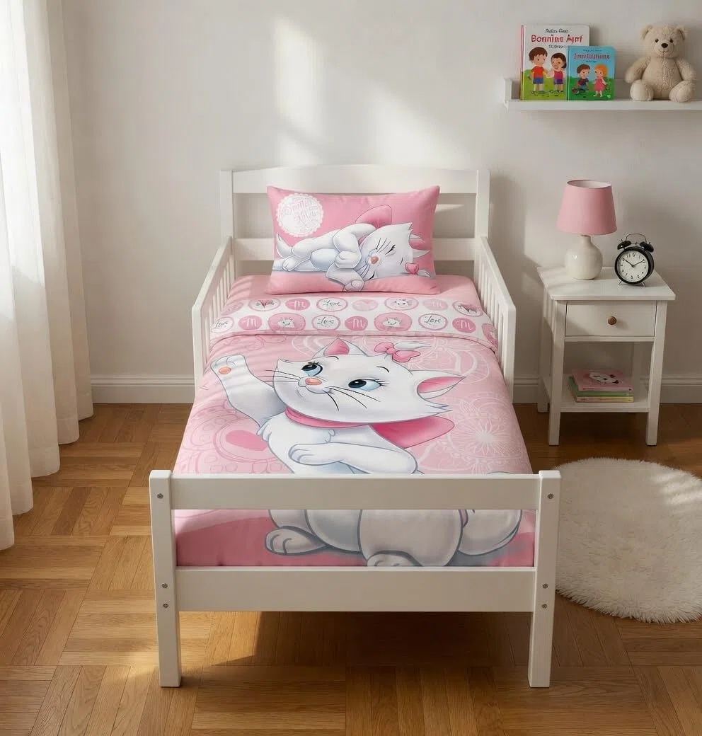 Marie Aristocats - Set copripiumino 100 x 135 + 40 x 60 cm