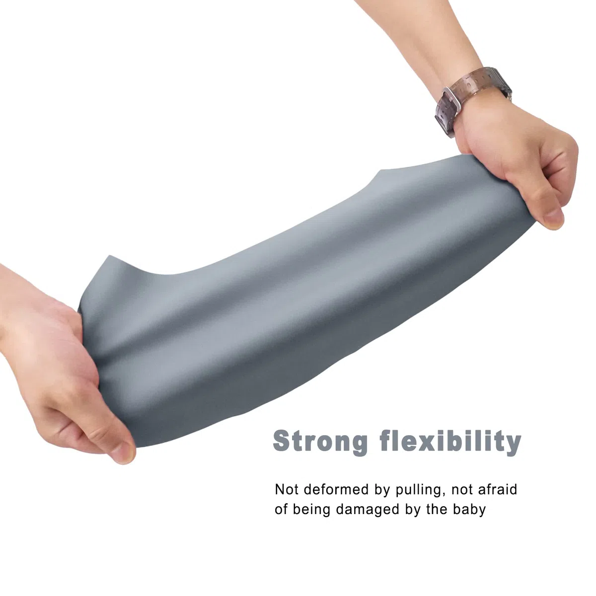 Tovaglietta per seggiolone, 2 pezzi, in silicone, pulita e igienica, per Stokke Tripp Trapp, vassoio per seggiolone Stokke Tripp Trapp (grigio/rosa)