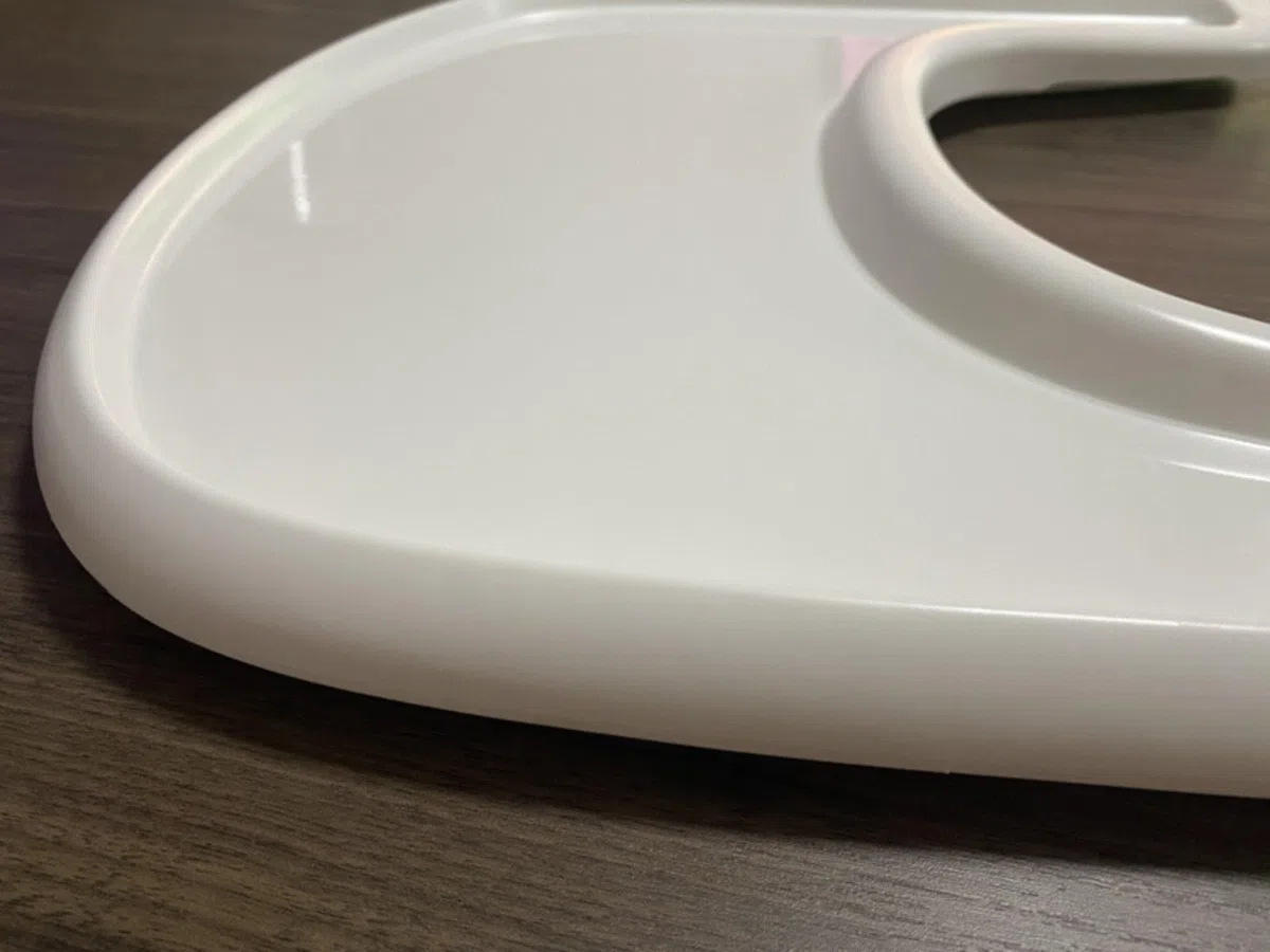 Stokke Tripp Trapp per seggiolone con superficie liscia e forte aspirazione, realizzato in plastica per uso alimentare (senza piombo e ftalati)