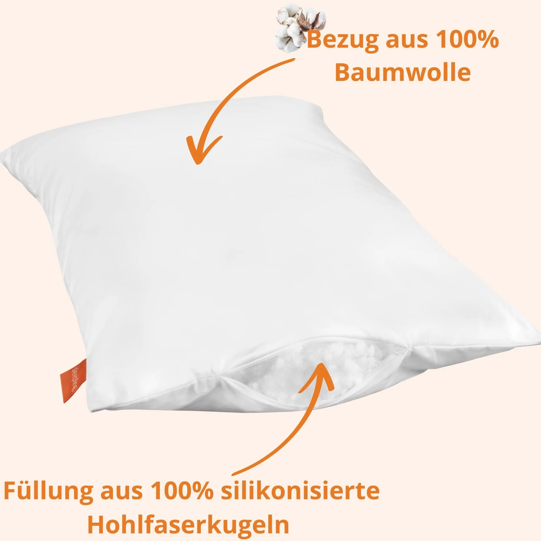 sleepling 197121 set per lettino bambini composto da piumino per tutto l'anno 100 x 135 cm e cuscino per bambini 40 x 60 cm, 100% microfibra, anallergico, bianco
