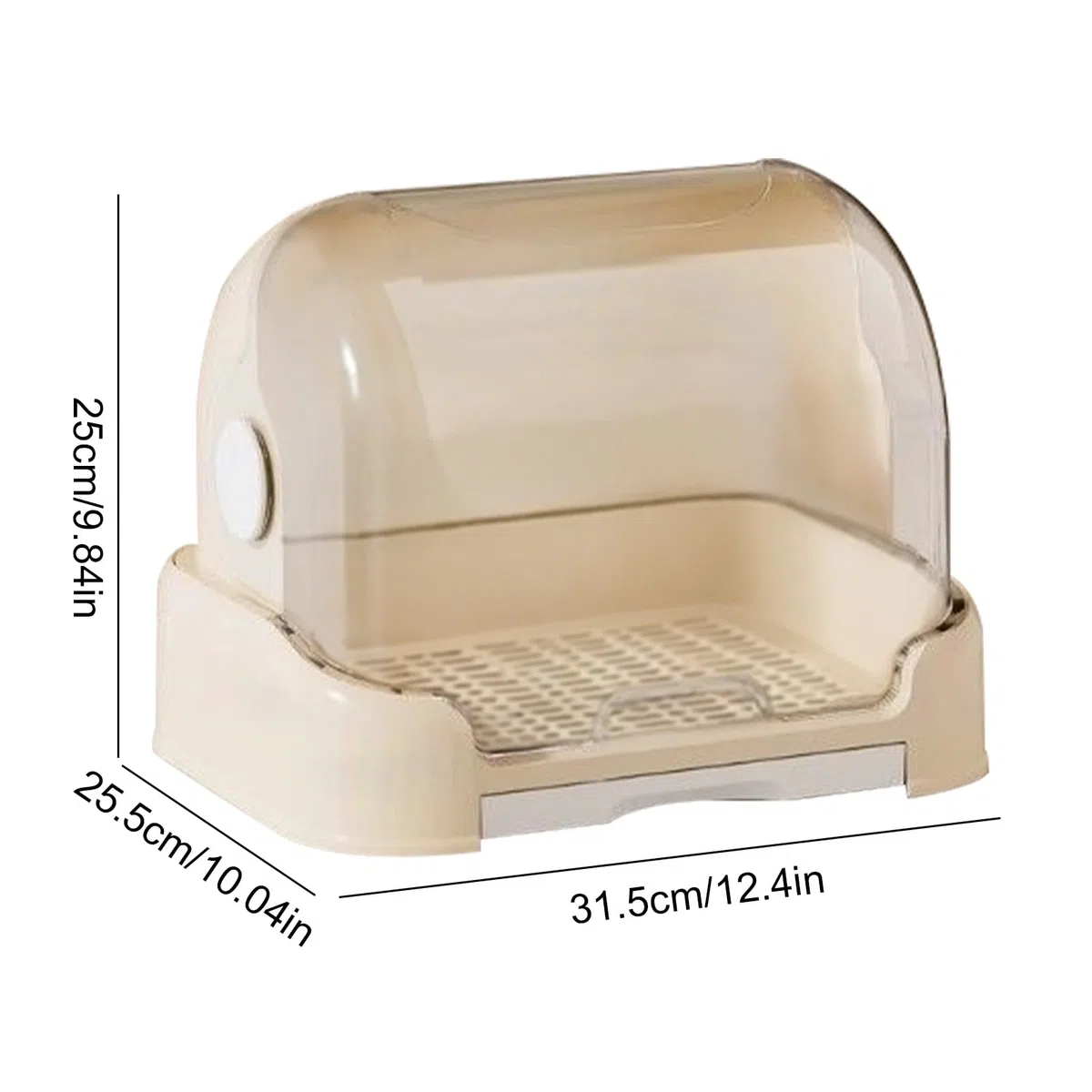 Organizzatore per Biberon,Organizzatore Asciugabiberon con Coperchio Rimovibile - Contenitore Rimovibile per Ciucci e Stoviglie da Appendere a Mobile o Piano Cucina