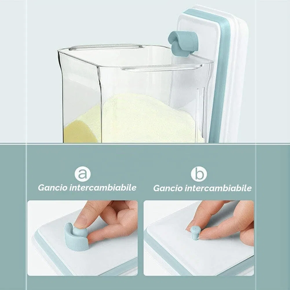 Dispenser Per Latte In Polvere Da 1700 Ml, Contenitore In Polvere Sigillato, Contenitore Per Alimenti In Polvere Portatile Per Latte In Polvere, Sigillo A Prova D'Umidità