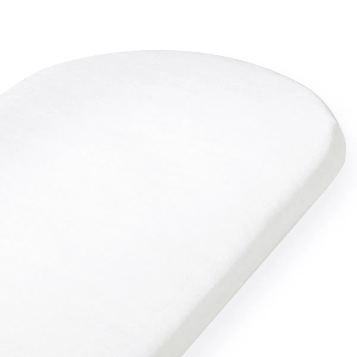 Clair de Lune Materasso in fibra di vimini per culla con copertura impermeabile, materasso per culla 65 x 28 cm