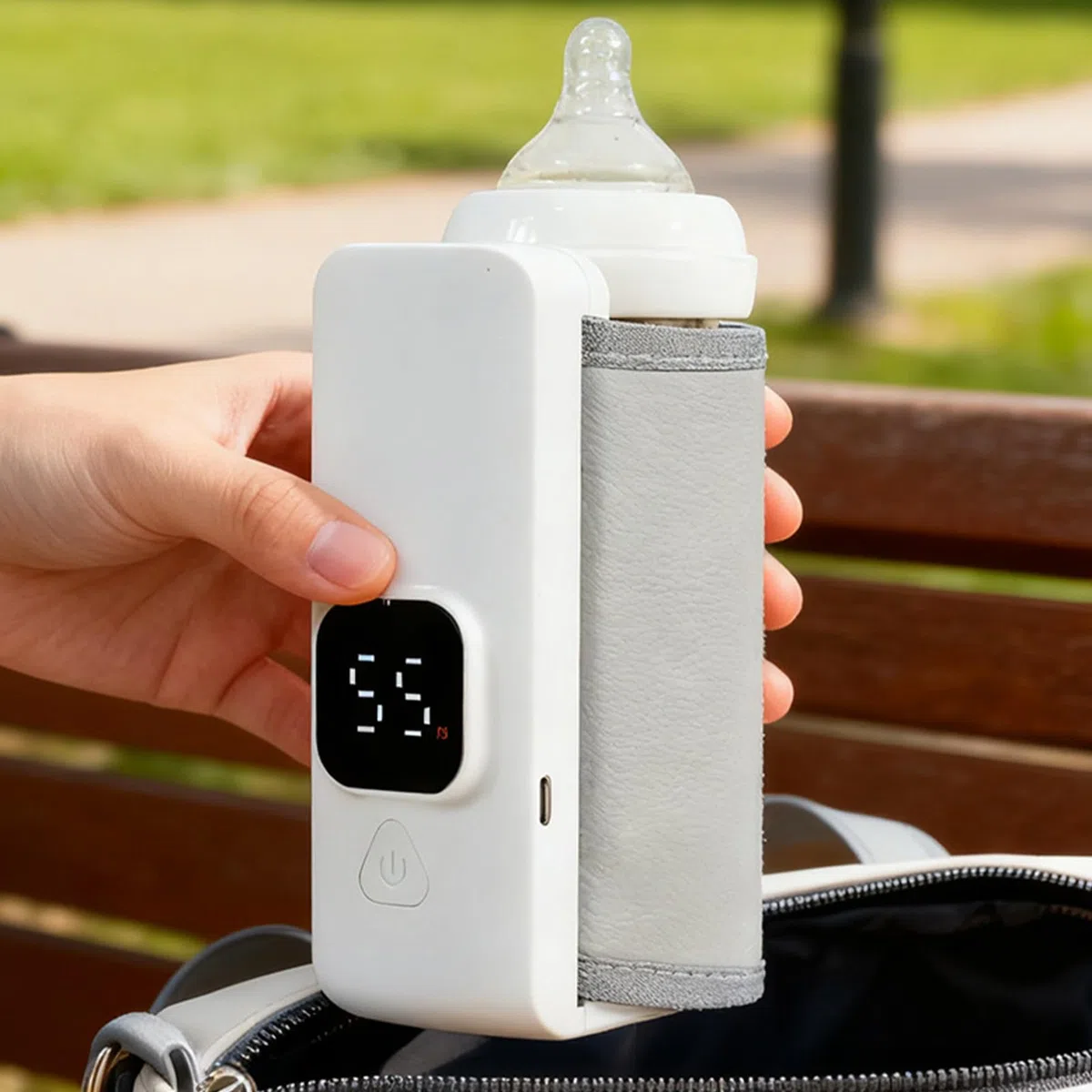 Scalda Latte Portatile | Veloce Display Intelligente Forniture Portatili,Scalda Biberon,Per Latte Materno Acqua Per Auto Casa Uso Quotidiano E Notturno