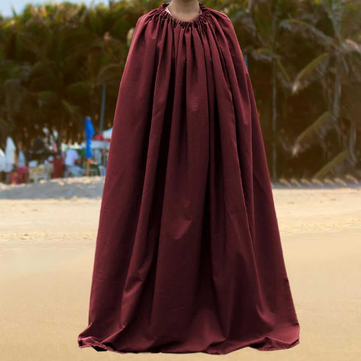 LOVIVER Accappatoio per Cambio rapido, Riparo per la Privacy, Comodo Costume da Bagno Pieghevole, Accappatoio per Cambio rapido per scattare Foto in Spiaggia
